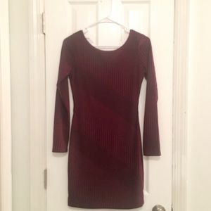 Soprano 3/4 sleeve bodycon mini dress